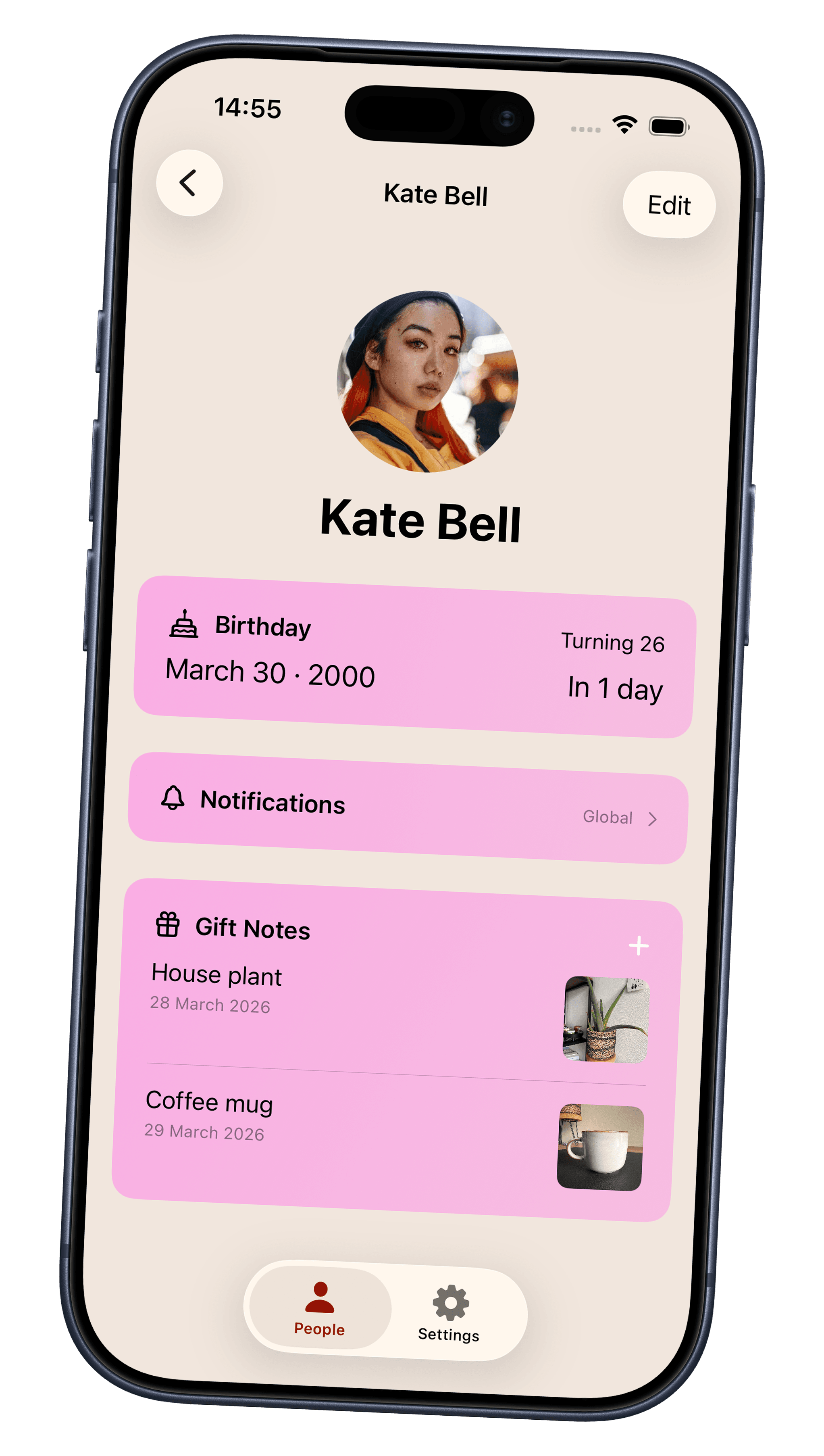 Presented app screenshot